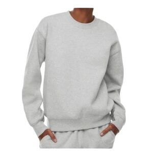 Men's Topman Gray Crewneck Sweater